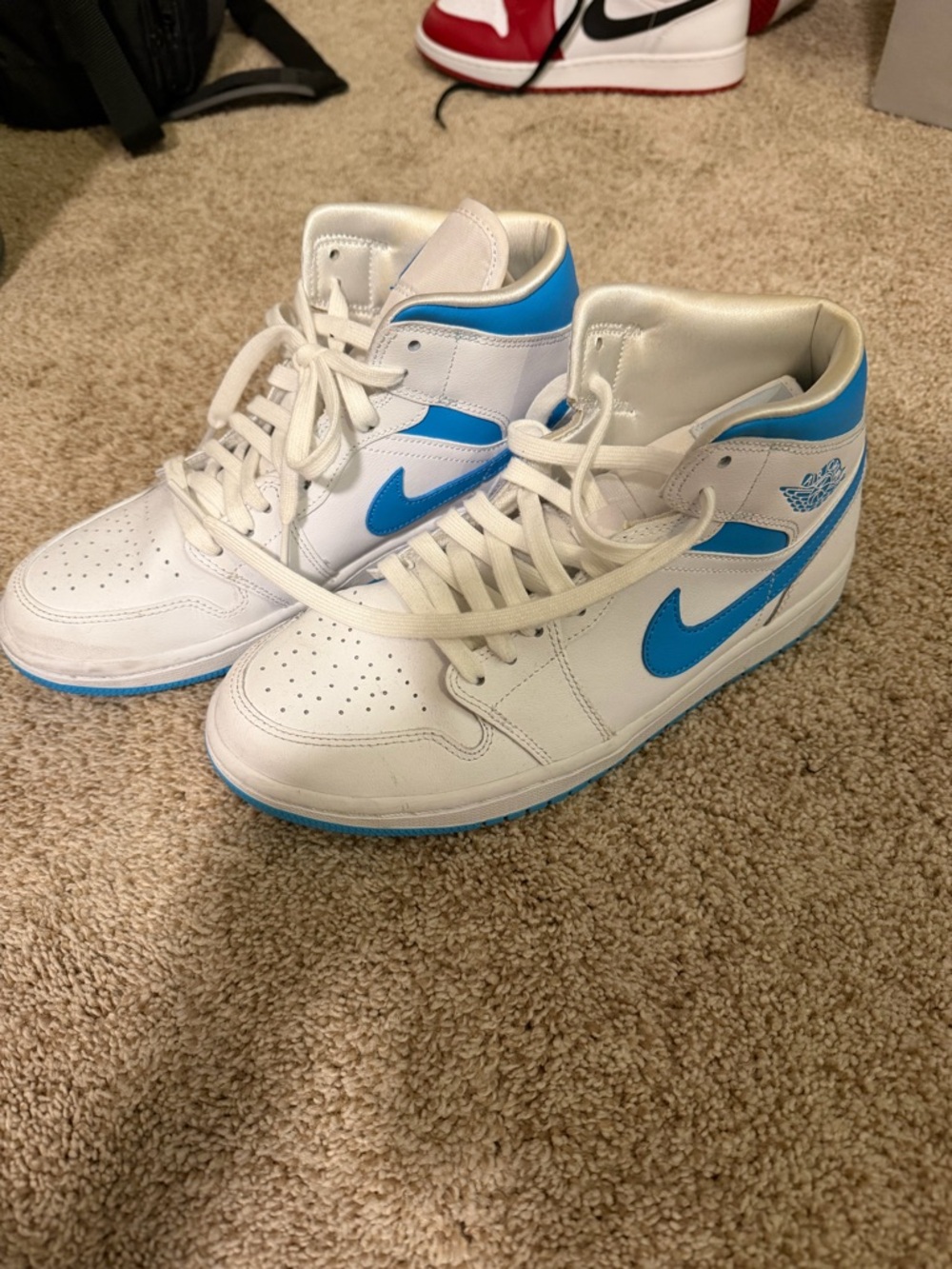 Nike Air Jordan’s in Carolina Blue